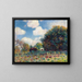 Pathway through a Wood - Alfred Sisley — framed artwork on a wall