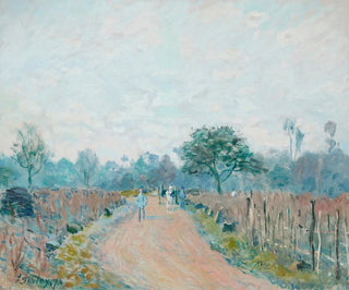 Chemin de Prunay à Louveciennes - Alfred Sisley — artwork view