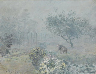Brouillard Voisins - Alfred Sisley — artwork view