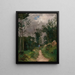 Garde-champêtre dans la forêt de Fontainebleau - Alfred Sisley — framed artwork on a wall