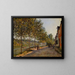 Morning in June at Saint-Mammes - Alfred Sisley — framed artwork on a wall