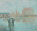 La machine de Marly et le barrage de Bougival - Alfred Sisley — artwork view