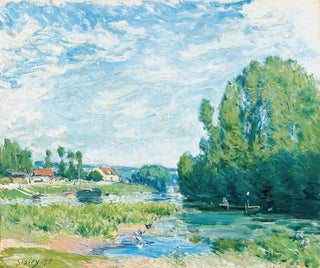 La Mare aux canards - Alfred Sisley — artwork view