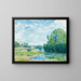 La Mare aux canards - Alfred Sisley — framed artwork on a wall