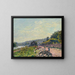 La Seine à Bas-Meudon - Alfred Sisley — framed artwork on a wall