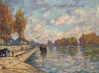 La Seine à Suresnes - Alfred Sisley — artwork view