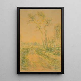 Reproduction of the painting Landscape with Trees - Alfred Sisley