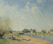 The Loing Canal at Saint-Mammes - Alfred Sisley — artwork view