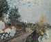 The railway bridge - Alfred Sisley — artwork view