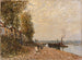 The Loing Towing Boat at Saint-Mammes - Alfred Sisley — artwork view