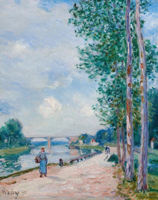 Les bords du Loing près de Moret - Alfred Sisley — artwork view