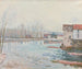 L'Hiver à Moret - Alfred Sisley — artwork view