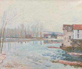 L'Hiver à Moret - Alfred Sisley — artwork view