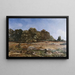 Edge of the Fontainebleau Forest - Alfred Sisley — framed artwork on a wall