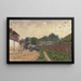 Marly-le-Roi - Alfred Sisley — framed artwork on a wall