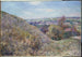 the hills of Moret on a spring morning - Alfred Sisley — artwork view