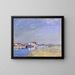 Saint Mammes - Alfred Sisley — framed artwork on a wall