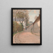 Rue de Ville-d'Avray - Alfred Sisley — framed artwork on a wall