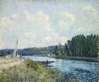 Les bords de l'Oise - Alfred Sisley — artwork view