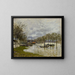 L'inondation sur la route de Saint-Germain - Alfred Sisley — framed artwork on a wall