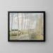 The Loing Canal - Alfred Sisley — framed artwork on a wall
