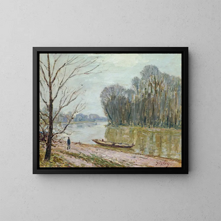 La Loire - Alfred Sisley — framed artwork on a wall