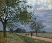 La route de Versailles à Louveciennes - Alfred Sisley — artwork view