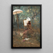 L'aquarelliste - Alfred Smith — framed artwork on a wall