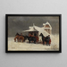 Carriage near Scheegestber - Alfred Steinacker — framed artwork on a wall