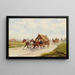Partie sur la Route de Campagne - Alfred Steinacker — framed artwork on a wall