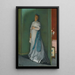 L'émotionnée - Alfred Stevens — framed artwork on a wall