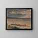 Marine Painting in Le Havre - Alfred Stevens — framed artwork on a wall