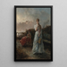 An Evening by the Sea - Alfred Stevens — framed artwork on a wall