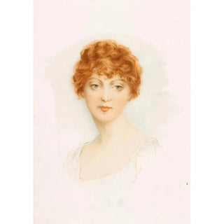 Head of Blonde Woman No.1 - Alfred Turner — artwork view