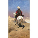 Reproduction of the painting A Caucasian Rider - Alfred von Wierusz-Kowalski