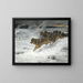 A wolf pack - Alfred von Wierusz-Kowalski — framed artwork on a wall