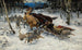 a Hunting Sledge Attacked by Wolves - Alfred von Wierusz-Kowalski — artwork view