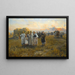Harvest Festival - Alfred von Wierusz-Kowalski — framed artwork on a wall