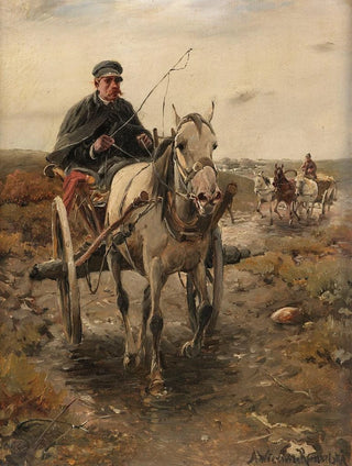 Carriage Ride - Alfred von Wierusz-Kowalski — artwork view