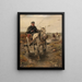 Carriage Ride - Alfred von Wierusz-Kowalski — framed artwork on a wall