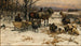 En route pour la chasse d'hiver - Alfred von Wierusz-Kowalski — artwork view