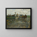 Wedding Procession Painting - Alfred von Wierusz-Kowalski — framed artwork on a wall