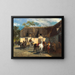 La Réquisition - Alfred von Wierusz-Kowalski — framed artwork on a wall
