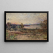 Landscape Painting - Alfred Wahlberg — framed artwork on a wall