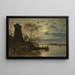 The Shore - Alfred Wahlberg — framed artwork on a wall