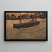 the fishing boat at sea - Alfred Wallis — framed artwork on a wall