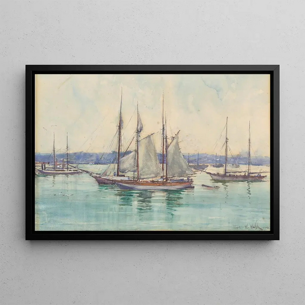 Port - Alfred Walsh — framed artwork on a wall