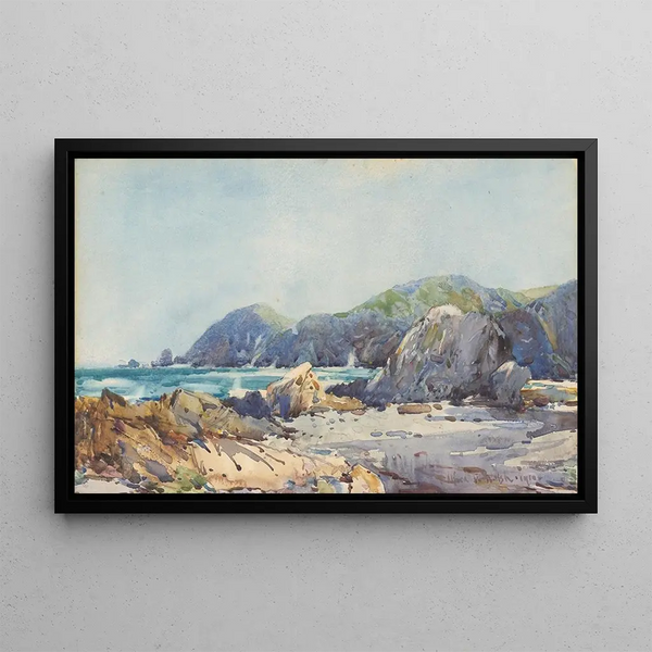 Côte de Kaikoura - Alfred Walsh — framed artwork on a wall