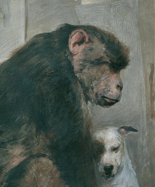 Monkey and Dog - Alfred Wesemann — artwork view