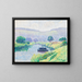 La vallée d'Amberleyn Arunjoki - Alfred William Finch — framed artwork on a wall